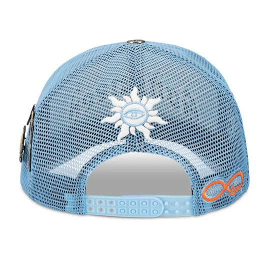 GODSPEED FOREVER TRUCKER HAT BABY BLUE
