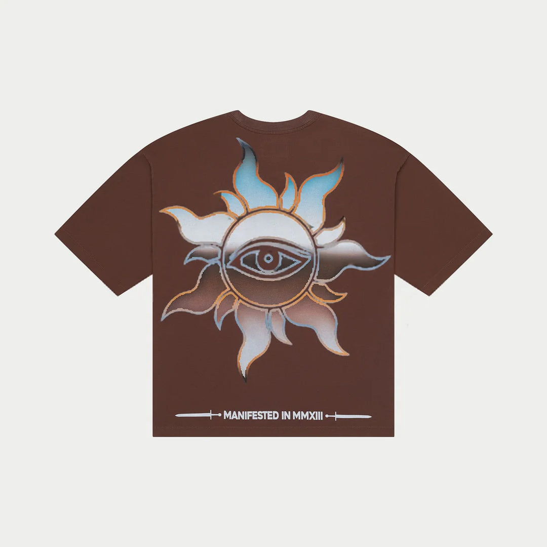 GODSPEED VIRTUOSO TEE LIGHT WASH BROWN