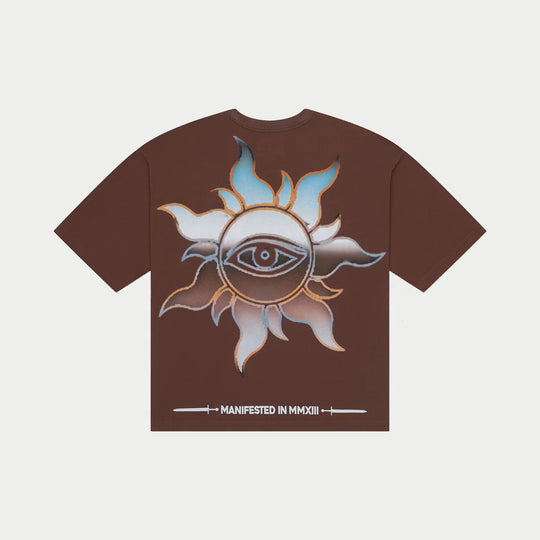 GODSPEED VIRTUOSO TEE LIGHT WASH BROWN