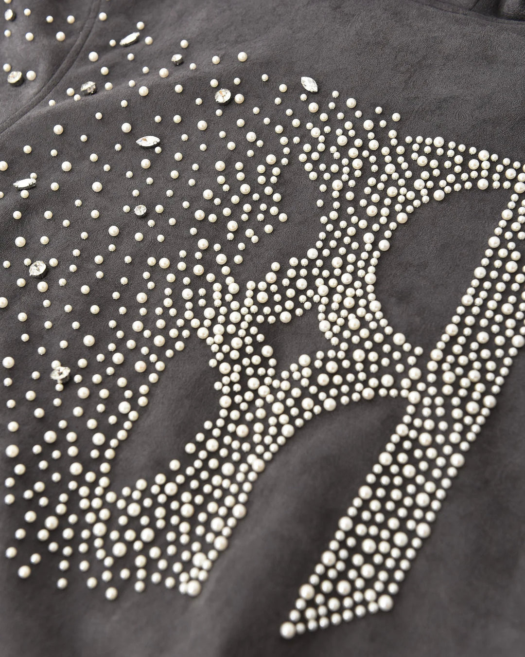 Birth of a Royal Child Cashew Blossom Pearl Zipper Hoodie