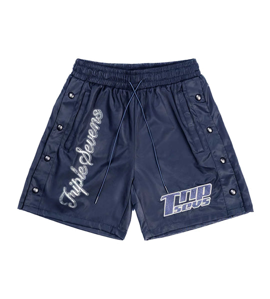 TRIPLE SEVENS NYLON SHORTS NAVY