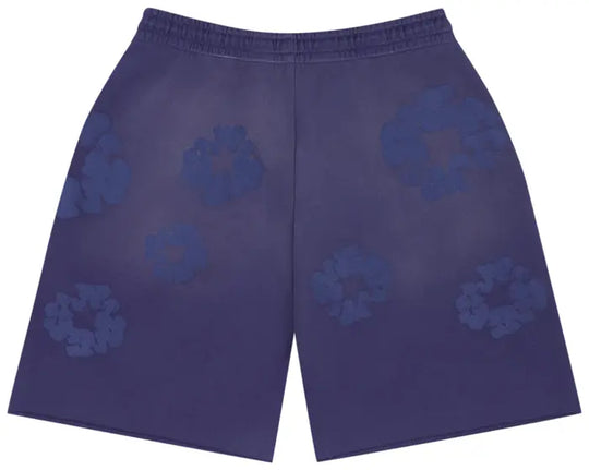 Denim Tears Mono Cotton Wreath Sweat Shorts Washed Blue
