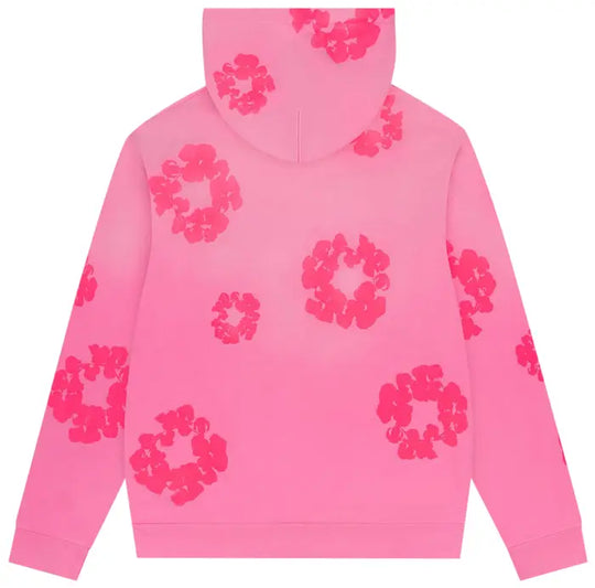 Denim Tears Mono Cotton Wreath Hoodie Pink