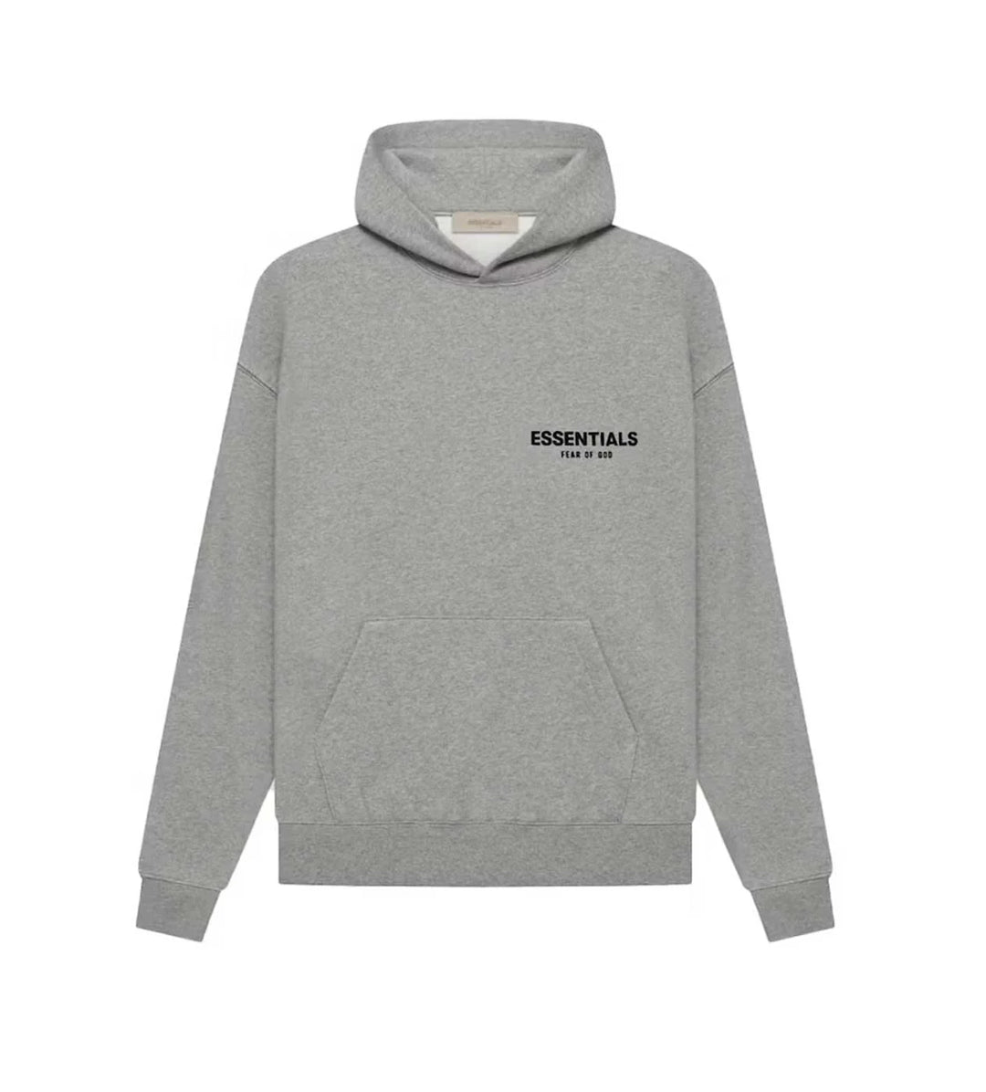 ESSENTIALS DARK OATMEAL HOODIE