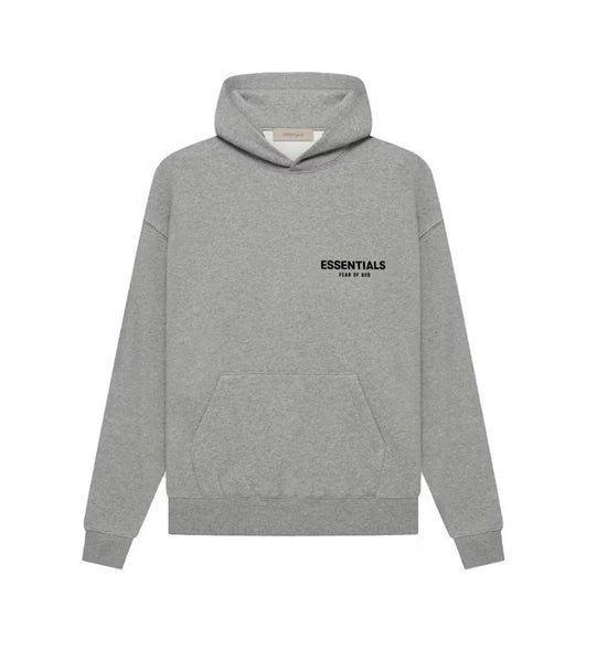 ESSENTIALS DARK OATMEAL HOODIE