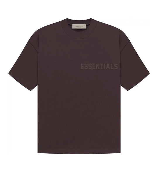 ESSENTIALS PLUM TEE