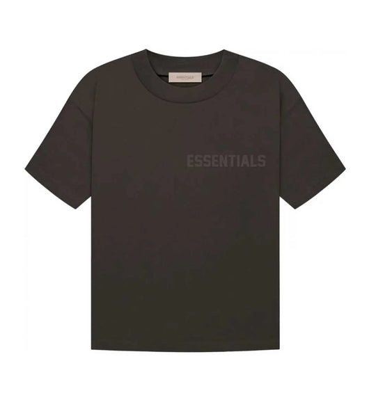 ESSENTIALS OFF-BLACK TEE SIDE LOGO FW22