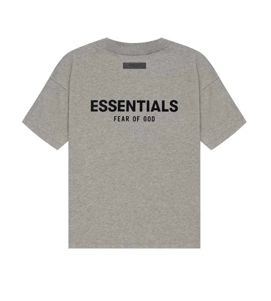 ESSENTIALS DARK OATMEAL TEE