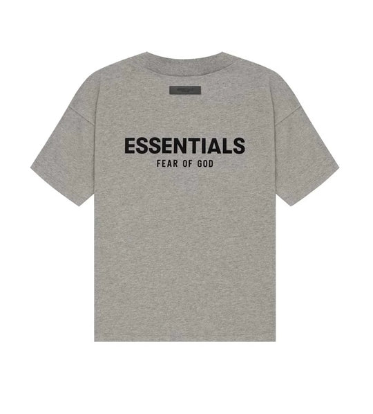 ESSENTIALS DARK OATMEAL TEE