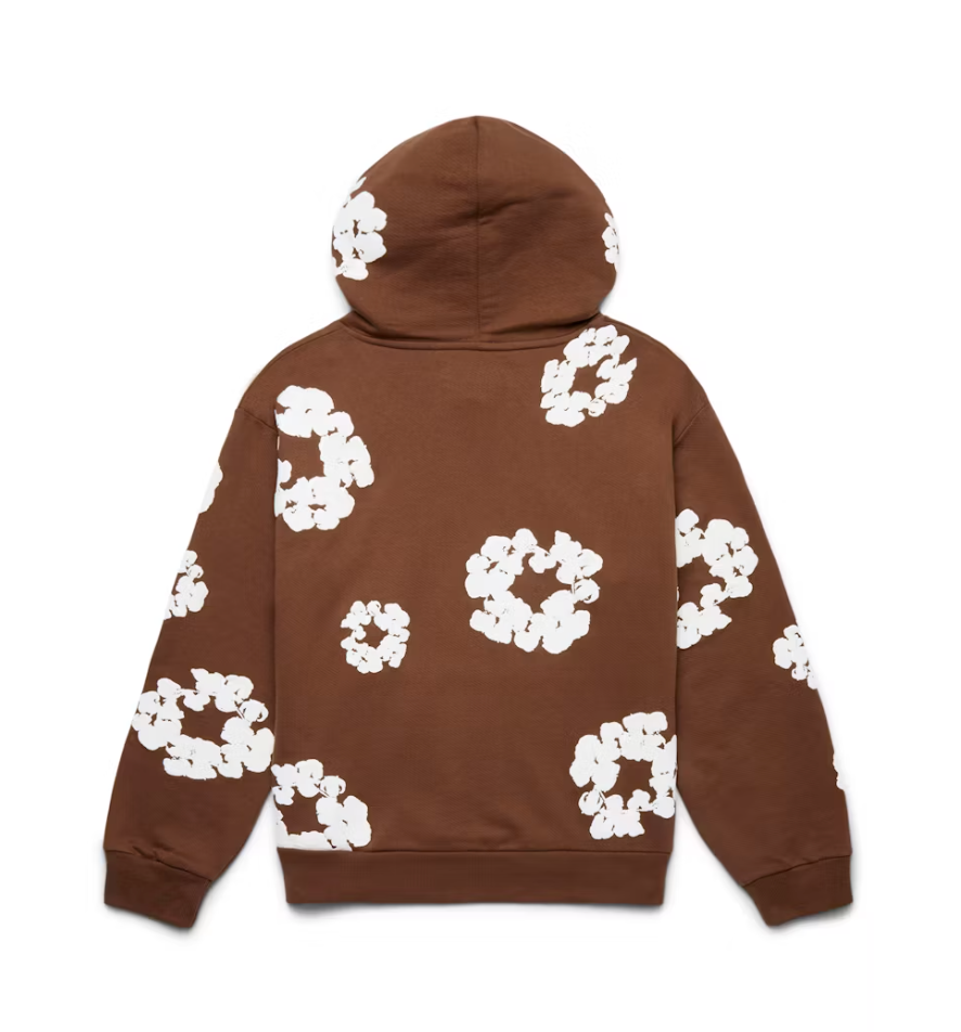 Denim Tears Brown Cotton Wreath Hoodie
