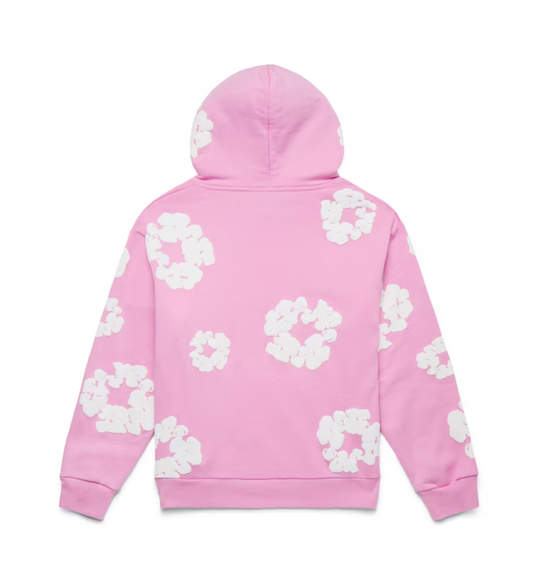 Denim Tears Pink Cotton Wreath Hoodie