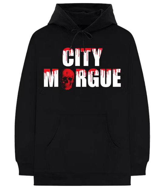 Vlone City Morgue Dog Black Hoodie