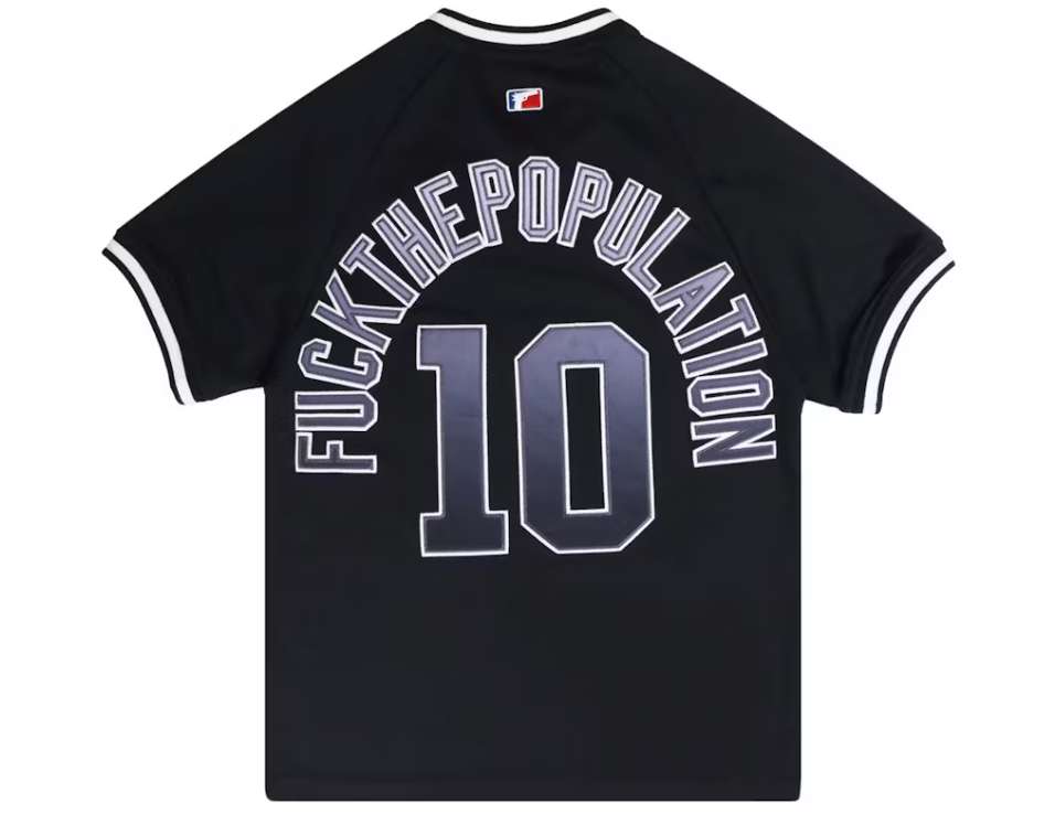 FTP Script Pullover Baseball Jersey