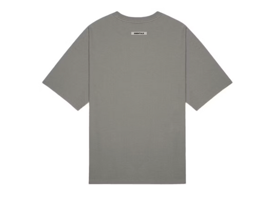 Essentials Charcoal Front Logo Tee