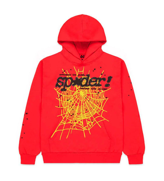 Sp5der P*nk Hoodie V2 Red