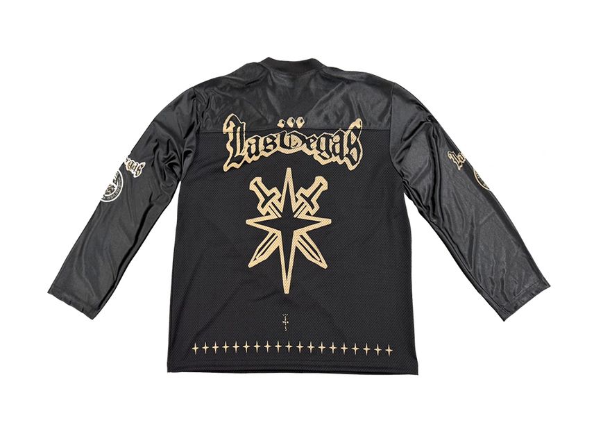 Travis Scott Cactus Jack x NHL x Las Vegas Golden Knights Jersey "Black"