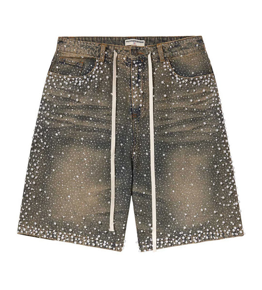 VALE FOREVER RAINSTORM JORTS  Light Wash