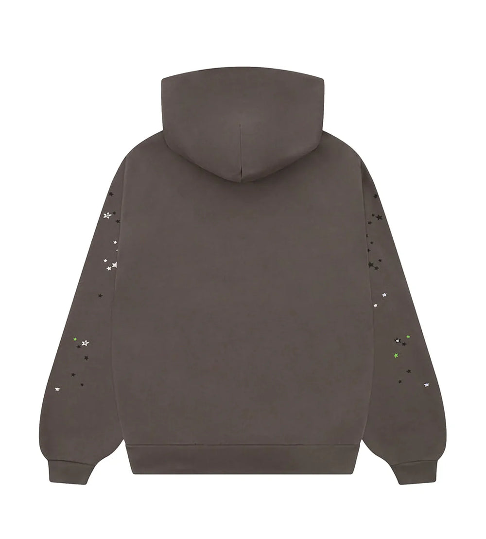 Sp5der Punk V2 Hoodie Slate Grey