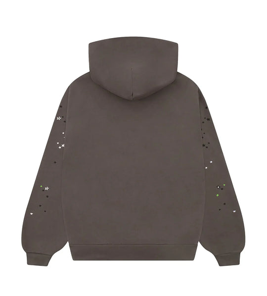 Sp5der Punk V2 Hoodie Slate Grey