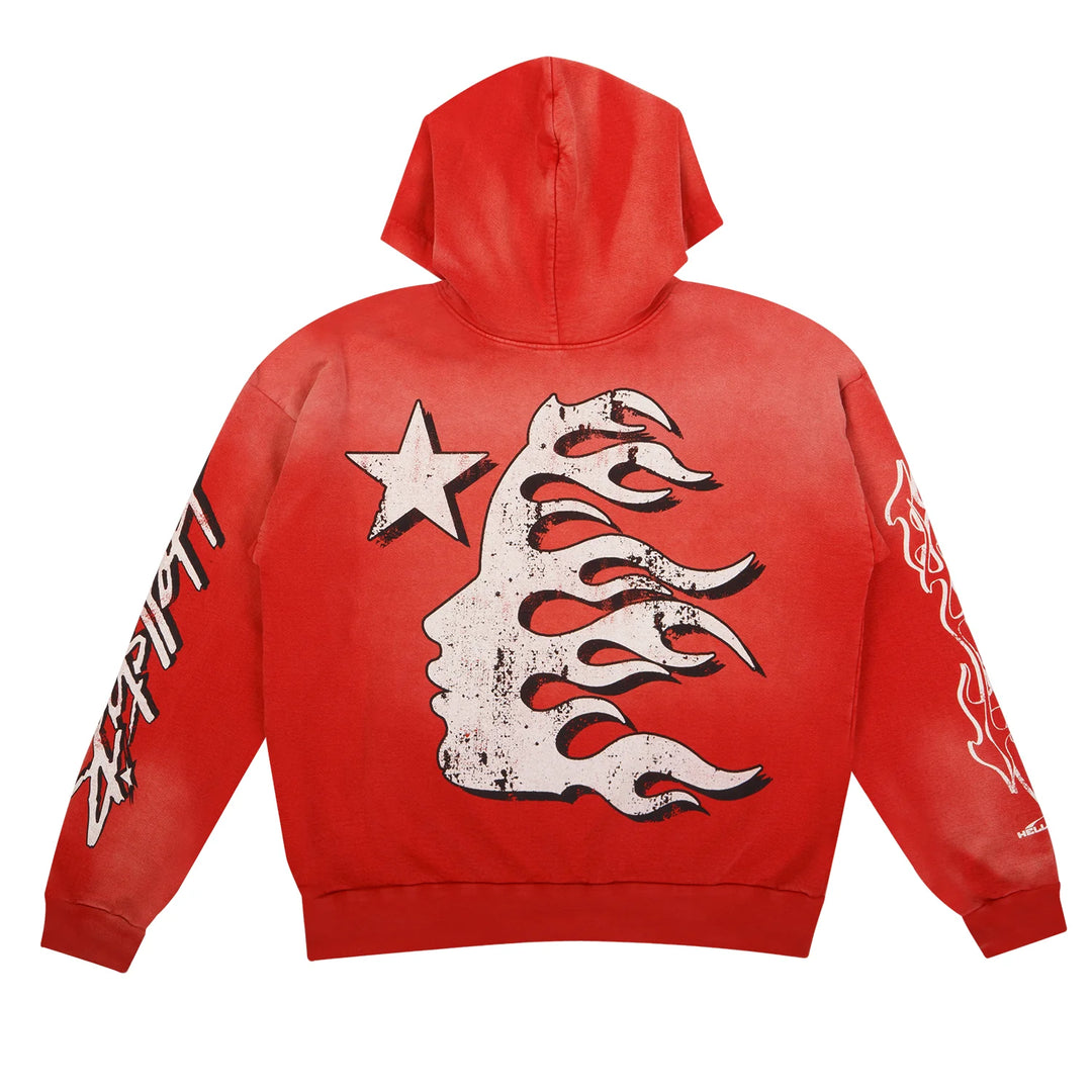 Hellstar Records Hoodie Red