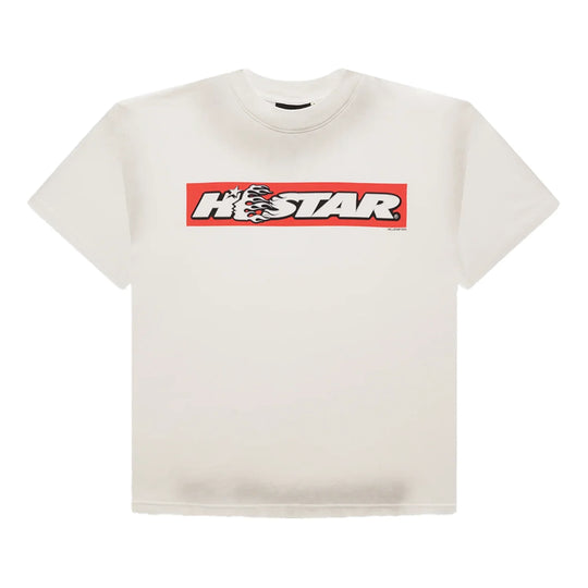 Hellstar Box Logo Tee White Red