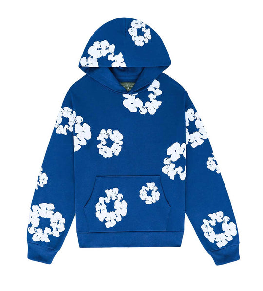 Denim Tears Cotton Wreath Hoodie Blue