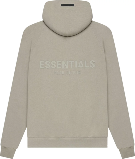 ESSENTIALS MOSS BACK LOGO HOODIE