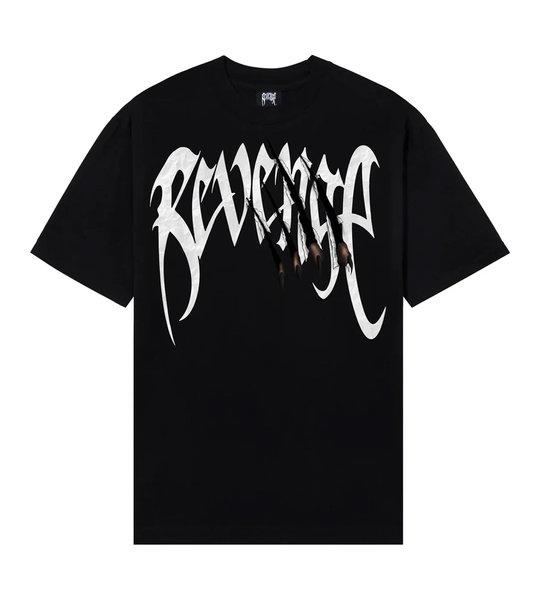 REVENGE ARCH LOGO CLAW TEE BLACK/WHITE