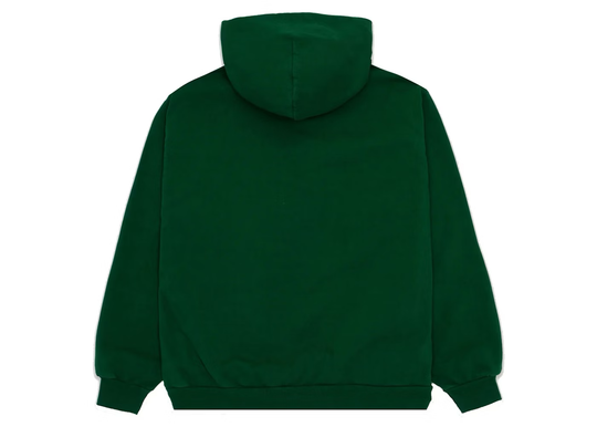 SP5DER HUNTER GREEN WEB HOODIE