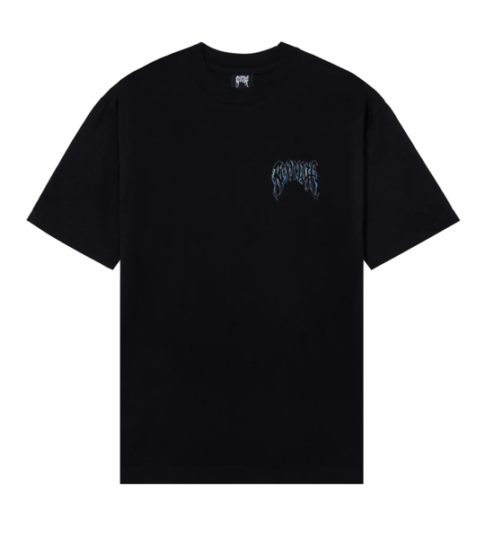 REVENGE BLUE LIGHTING ARCH LOGO TEE