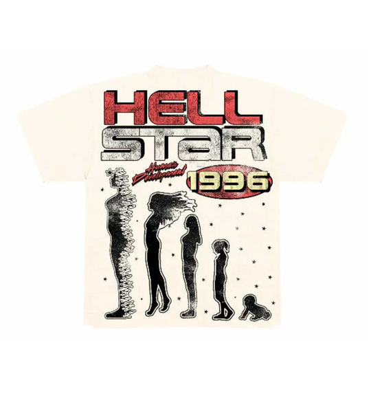 HELLSTAR STUDIOS HUMAN DEVELOPMENT CREAM TEE