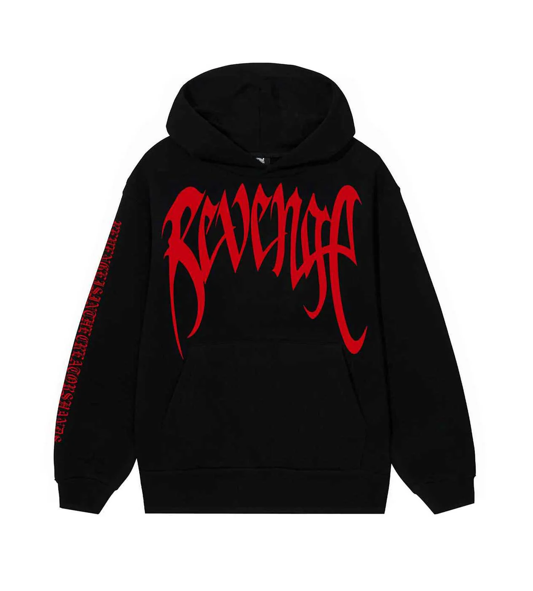 REVENGE ARCHIVE HOODIE BLACK/RED