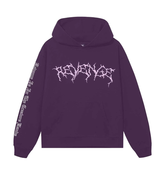 REVENGE X LIGHTNING HOODIE PURPLE