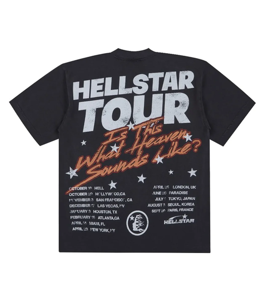 HELLSTAR STUDIOS BIKER TOUR TEE GREY