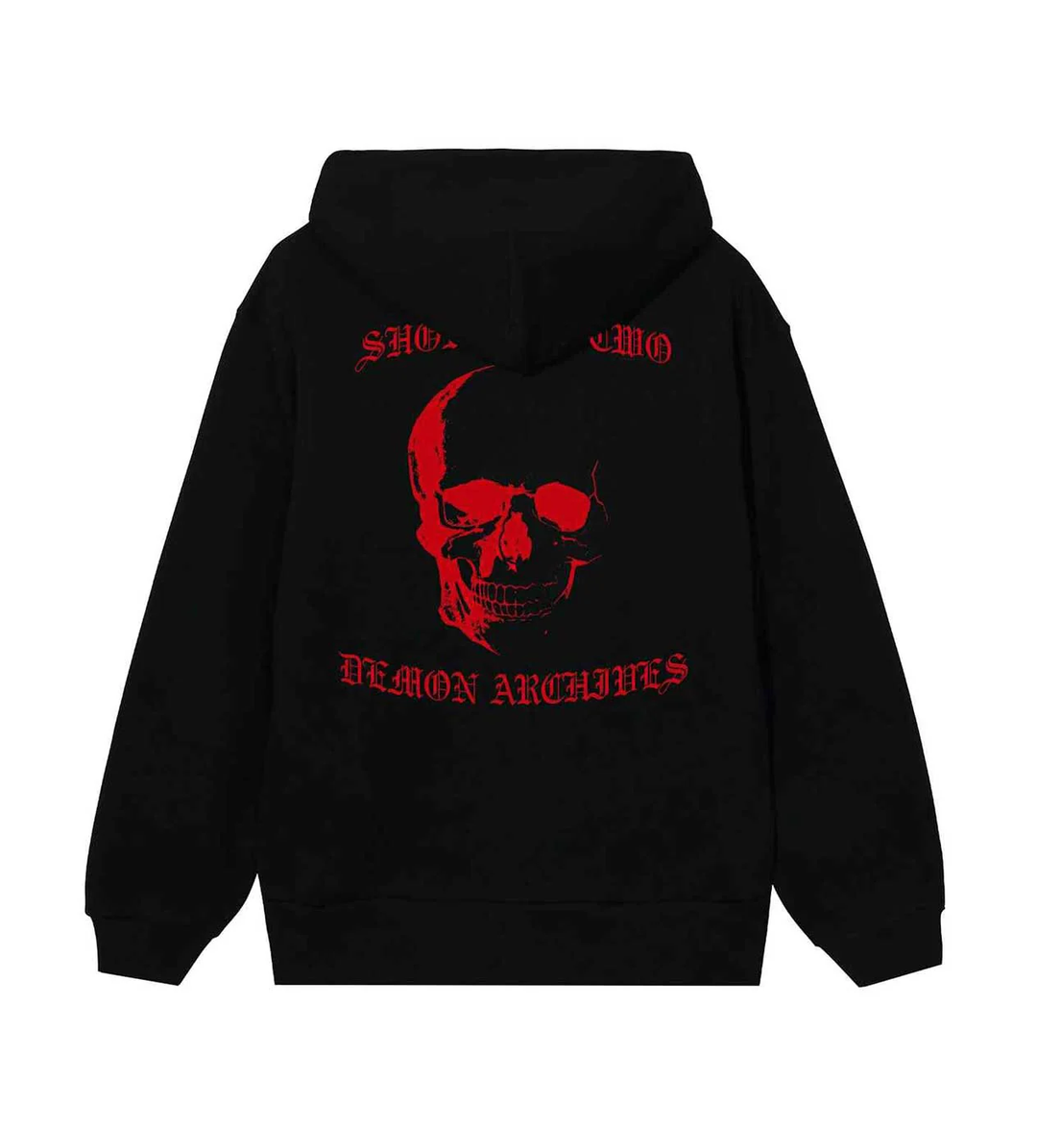 REVENGE ARCHIVE HOODIE BLACK/RED