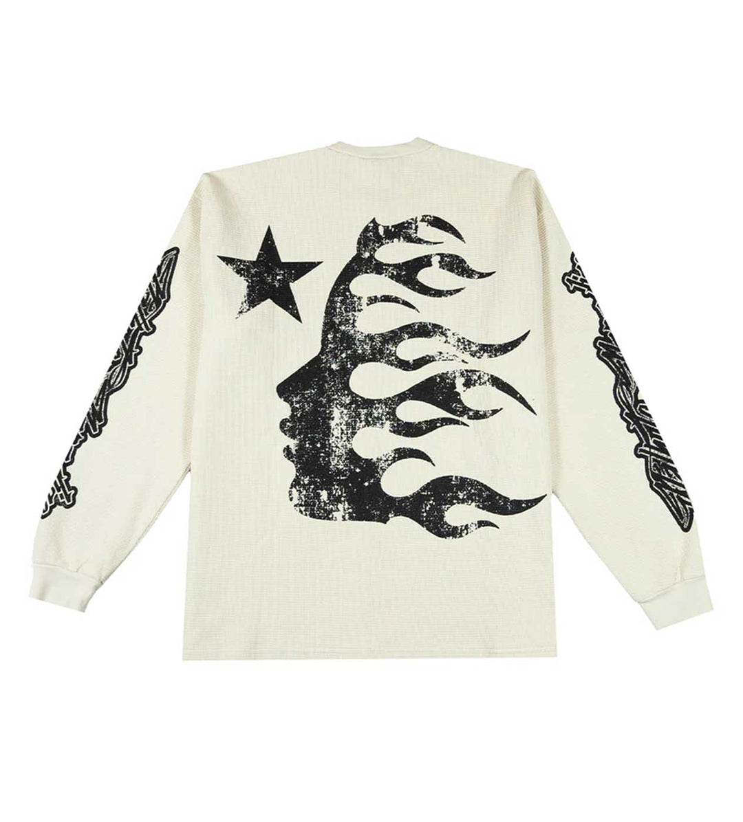 HELLSTAR STUDIOS VICTORY THERMAL LONG SLEEVE CREAM