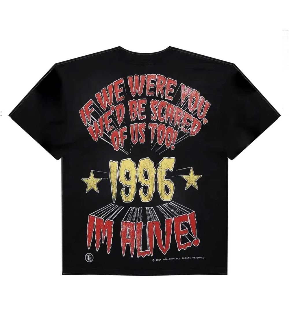 HELLSTAR HALLOWEEN 1996 TEE BLACK