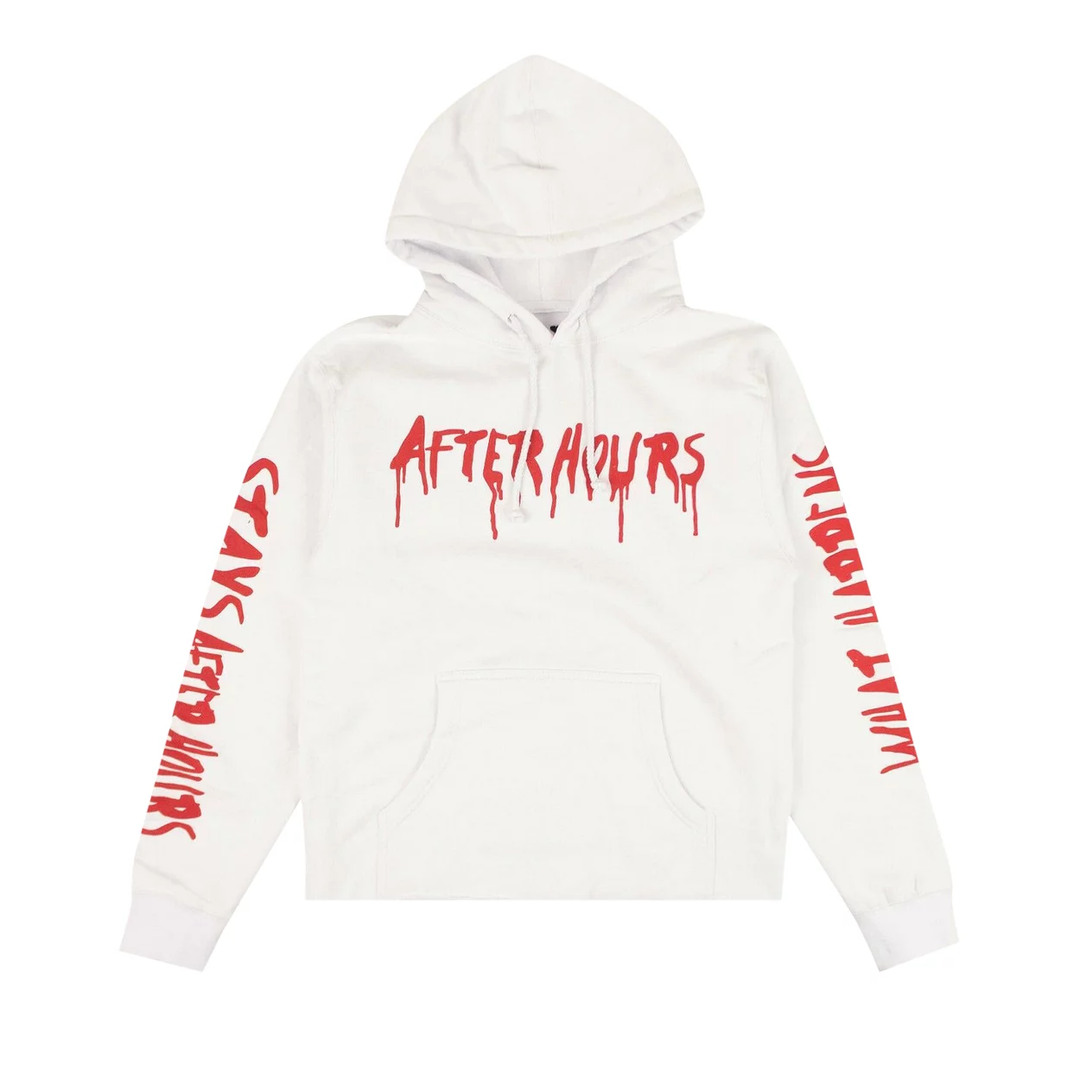 VLONE AFTER HOURS WHITE HOODIE