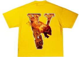 VLONE JUICE WRLD INFERNO YELLOW TEE