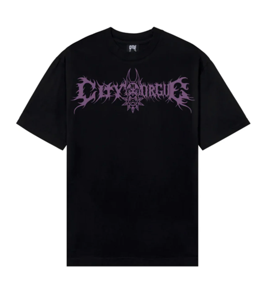 REVENGE METAL TOUR BLACK/PURPLE TEE