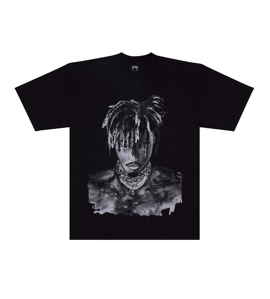 REVENGE GRAPHITE PORTRAIT TEE BLACK