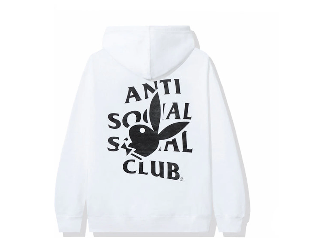 ASSC PLAYBOY HOODIE WHITE