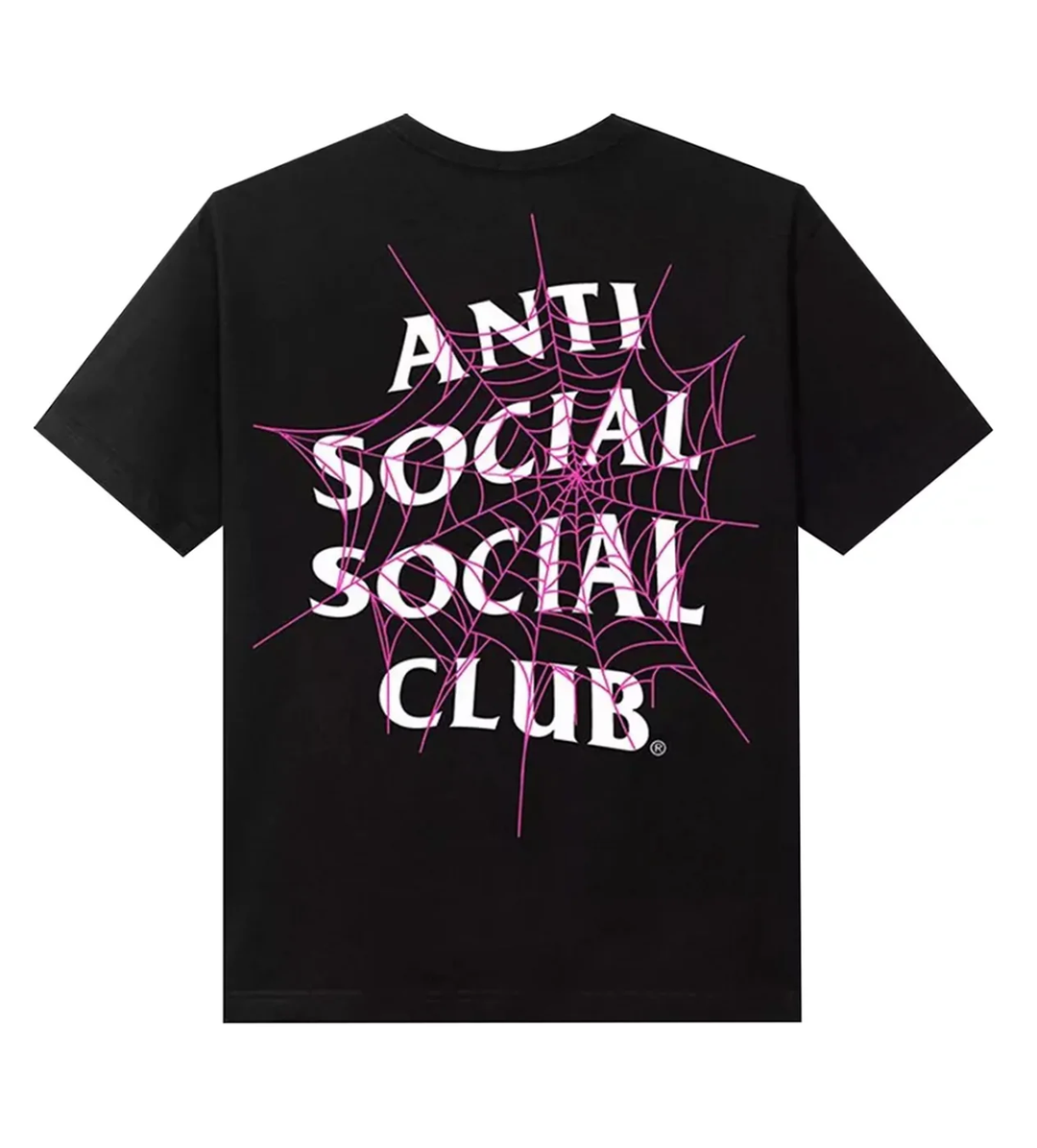 ASSC WEBS OF LIE BLACK TEE