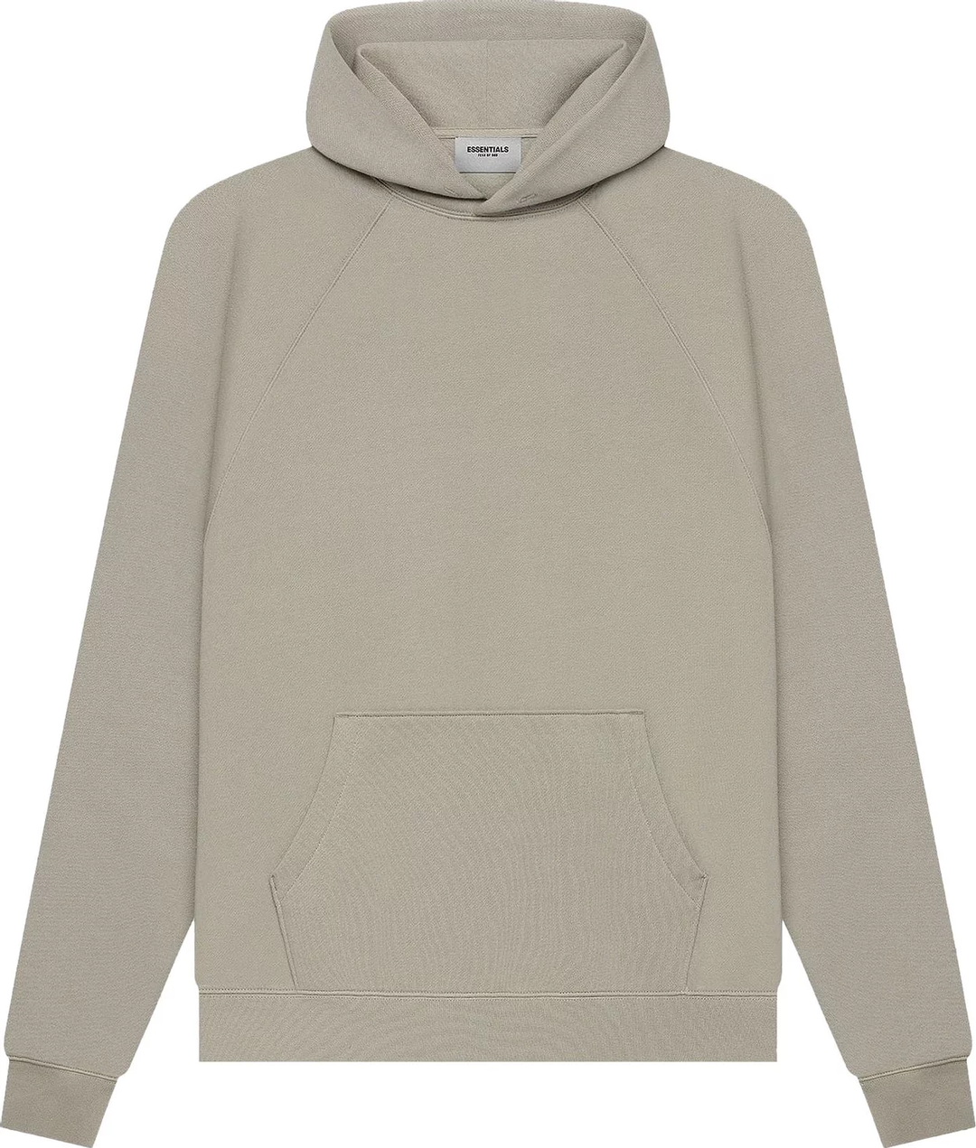 ESSENTIALS MOSS BACK LOGO HOODIE