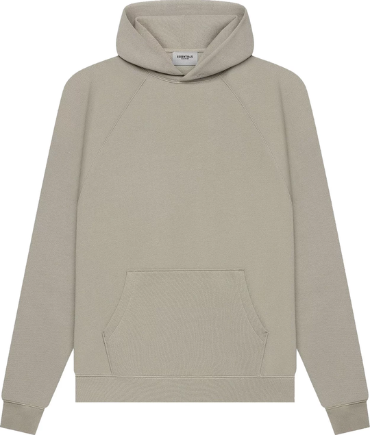 ESSENTIALS MOSS BACK LOGO HOODIE