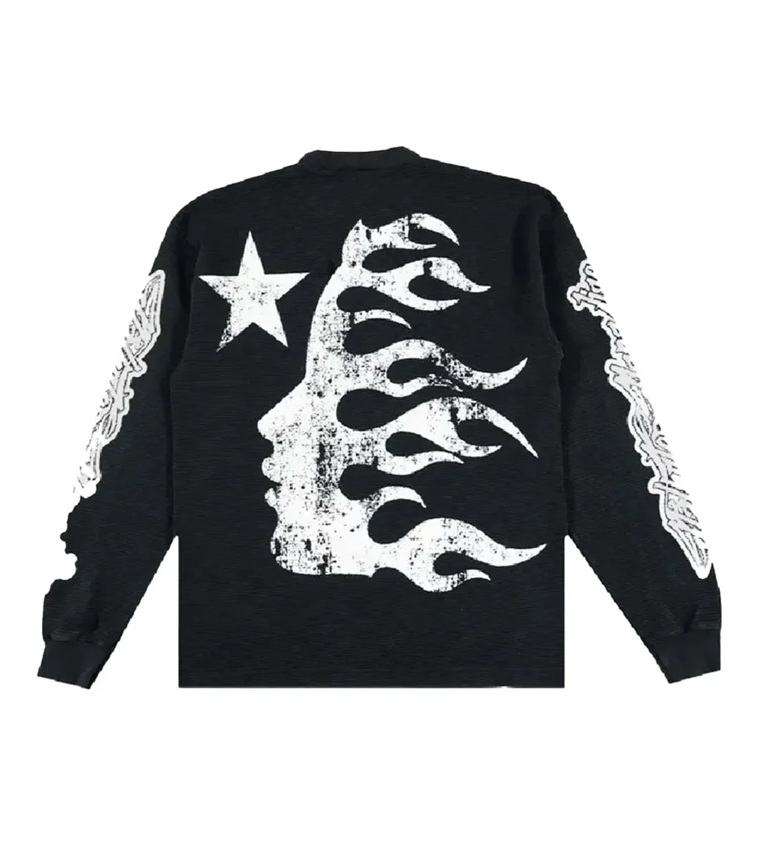 HELLSTAR STUDIOS VICTORY THERMAL L/S BLACK