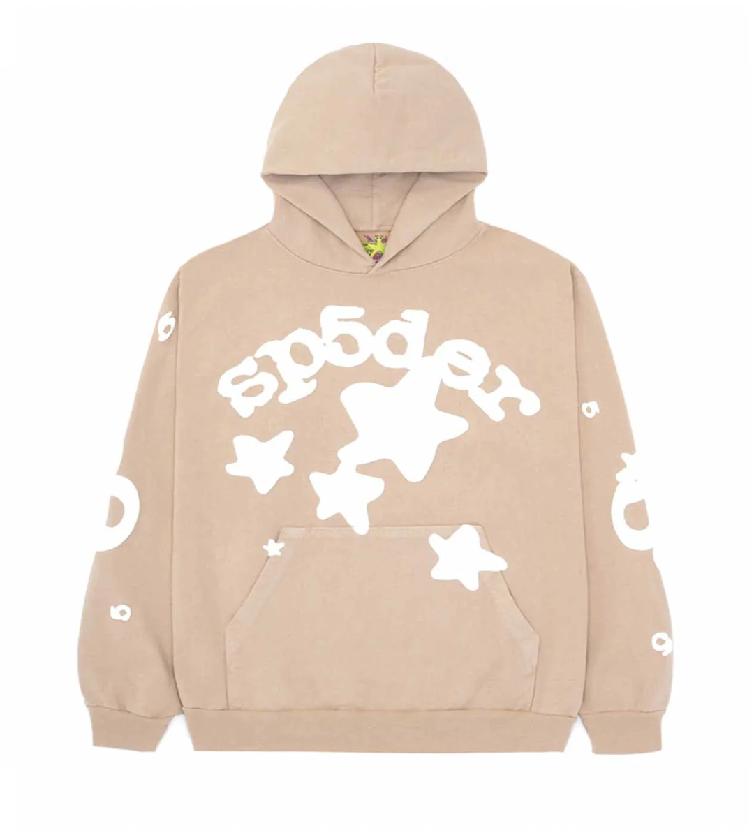 SP5DER BELUGA TAN HOODIE