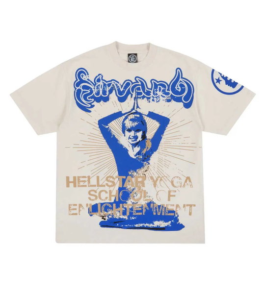 HELLSTAR STUDIOS YOGA CREAM TEE