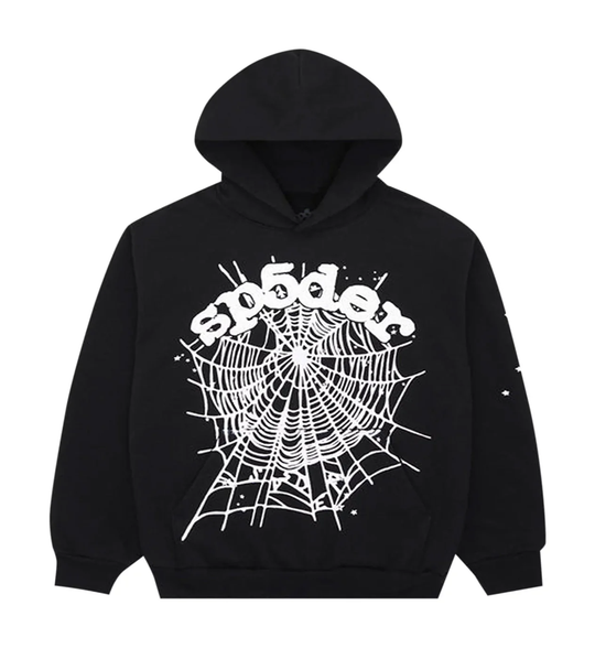 SP5DER OG WEB HOODIE BLACK